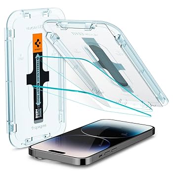 iPhone 14 Pro 本体　おまけ保護フィルム付 Amazon | Spigen EZ Fit ガラスフィルム iPhone 14 Pro 用 貼り